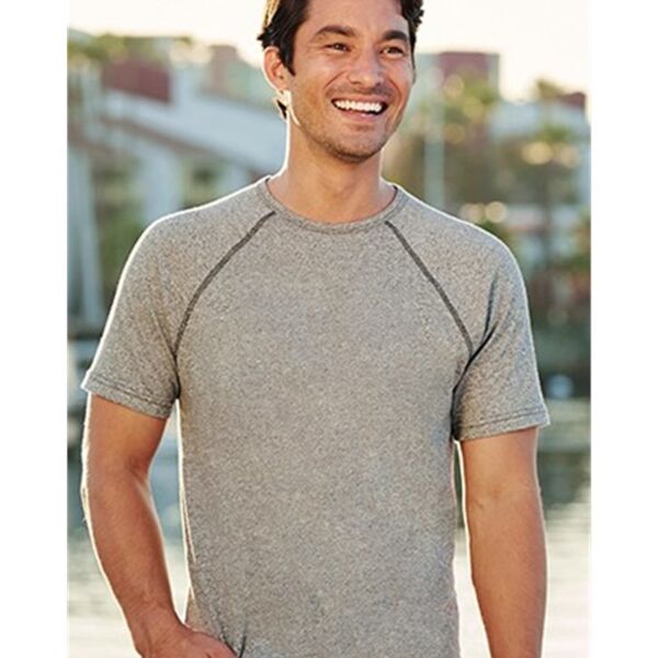 Mock Twist Raglan Short Sleeve Crew Thumbnail